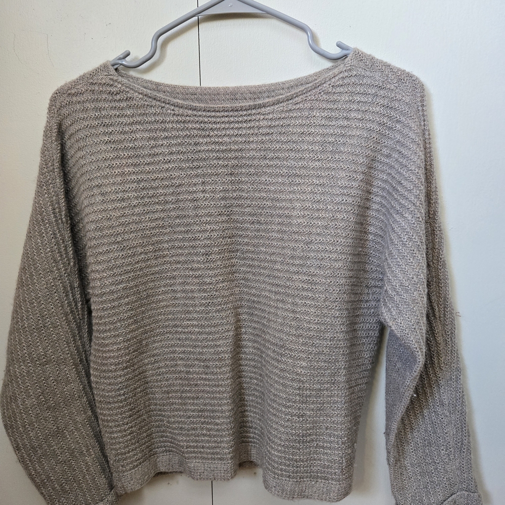 Poetry Womens Alpaca Cotton Blend Sweater